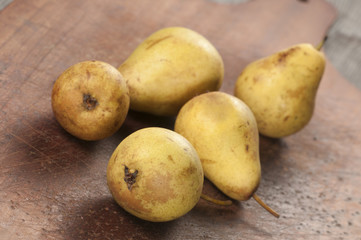 Yellow pears