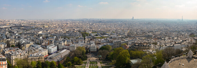Paris from above, Notre Damme view