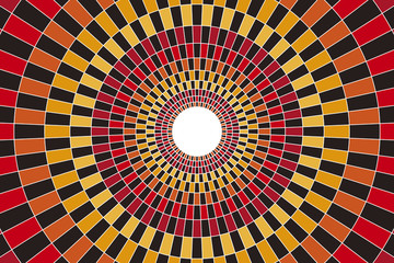 背景素材壁紙,モザイク柄,モザイク模様,ステンドグラス,円形,円型,輪,サークル状,放射状,窓ガラス
