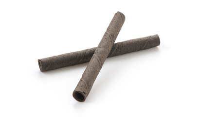 wafer stick on white background
