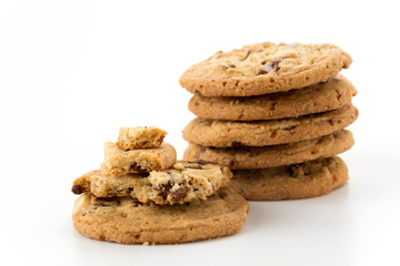 milk chocolate toffee almond cookies