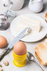 Breakfast with eggs