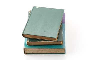 old book on white background