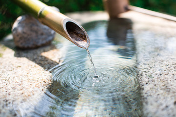 Japanese garden　SHISHIODOSHI