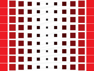 Abstract red tiles shape background