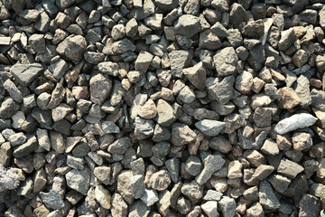 Crushed stone background