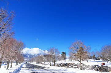 冬の南アルプス八ヶ岳