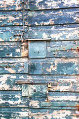 Old wooden door
