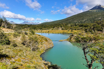 Fototapeta na wymiar Tierra del Fuego National Park, Ushuaia, Argentina