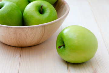 Green Apple think different concept