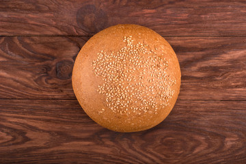 Bun with sesame seeds