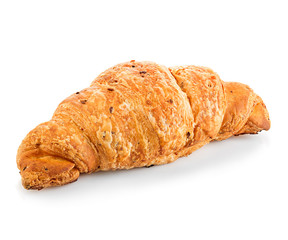 Croissant isolated on white