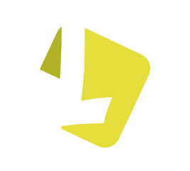 colorful letter logo l