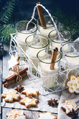 Christmas cookies and cocktail