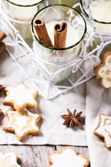 Christmas cookies and cocktail