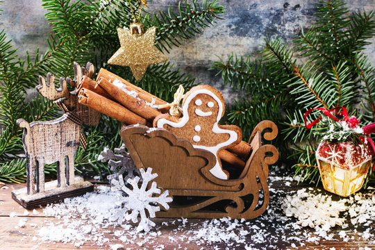 Gingerbread man in slade
