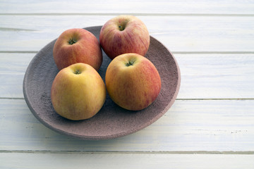Four apples
