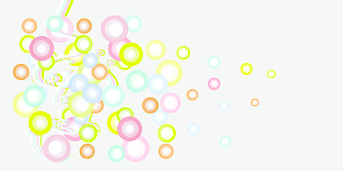 color bubbles background