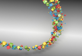 Abstract Particles Background