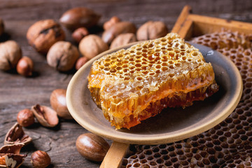 Honeycomb and nuts