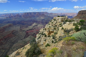 The Grand Canyon National Park in Arizona in late summer