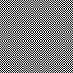 Repeating black and white square pattern