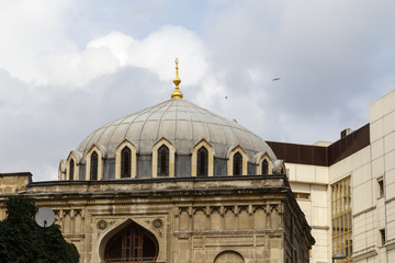 Fototapeta na wymiar Mosque dome, Istanbul, Turkey.