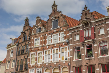 Facades of old houses in Zutphen