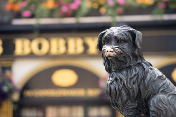 Sculpture of Greyfriars Bobby, Edinburgh, Scotland