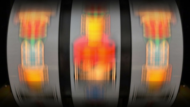 4K Slot Machine Wheels Spinning Non-Stop 4313
