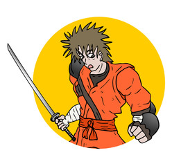 samurai illustration