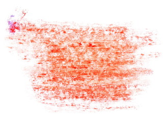photo red grunge brush strokes watercolor isolated on white background