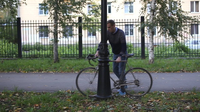 the guy on the bike park