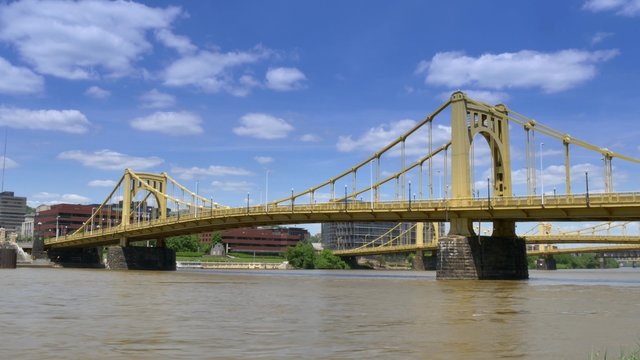 4K Roberto Clemente Bridge Timelapse 4395