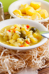 Vegetable soup.