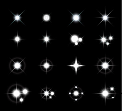 Star light vector sets