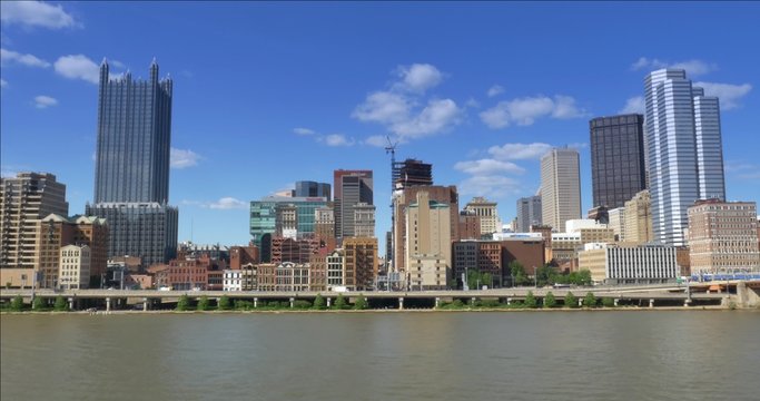 4K Timelapse View of the Pittsburgh Skyline