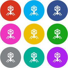 Flat Multicolor App Icon