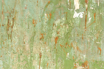 Bright colorful painted concrete closeup. weathered textured background. urban backdrop