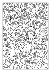 Pattern for coloring book