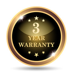 3 year warranty icon