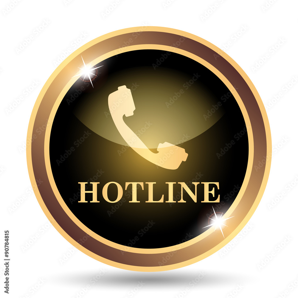 Poster hotline icon