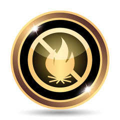 Fire forbidden icon