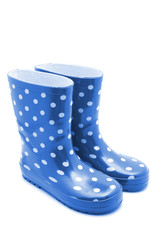 Gumboots. Isolated on white.