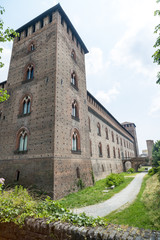 Fototapeta na wymiar Pavia (Italy): castle