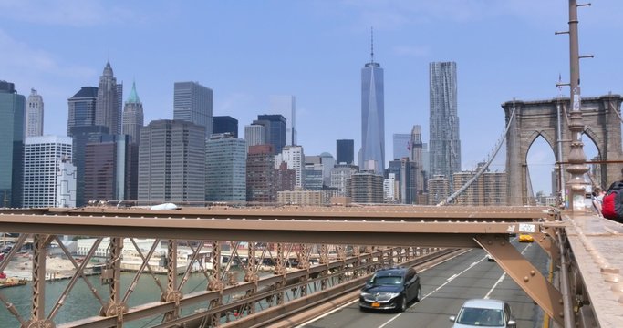 4K Traffic on the Brooklyn Bridge