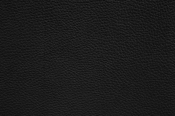 Fotobehang Black leather texture as background © mkos83