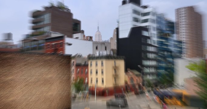 4K Flash Zoom to Empire State Building