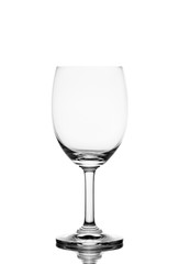 wine glass isolated on white