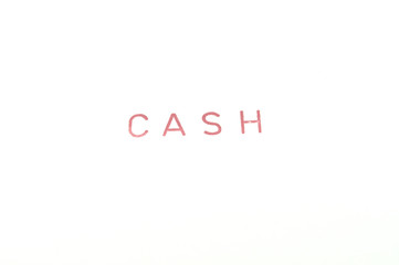 cash Rubber Stamp over a white background